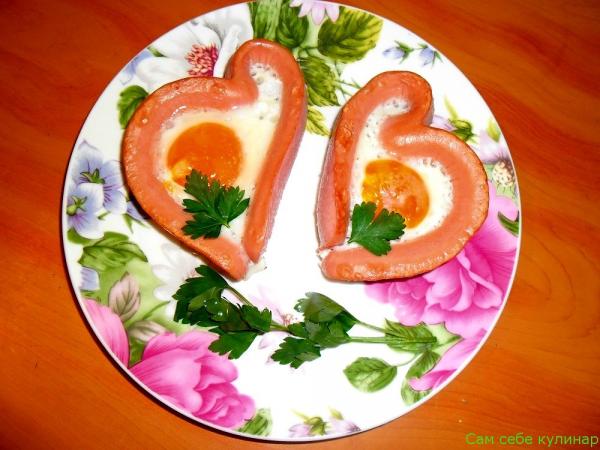 Яичница сердечки рецепт с фото пошаговый как приготовить