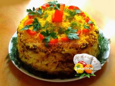 Торт из печени рецепт с фото пошаговый